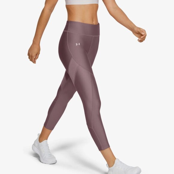 Under Armour Women's HeatGear® Armour Ankle Crop - Pink - Picture 1 of 6